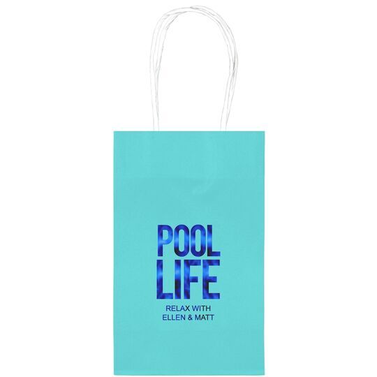 Pool Life Medium Twisted Handled Bags
